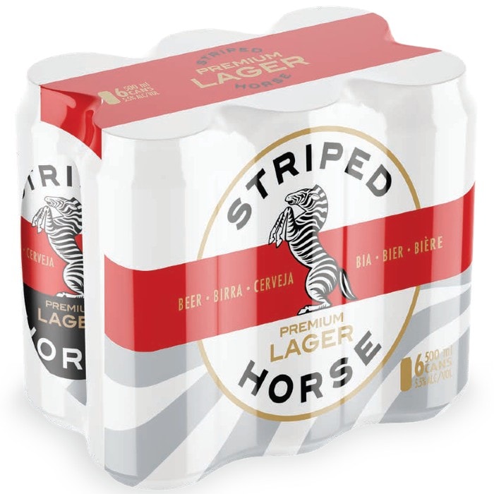 Striped Horse Lager 500ml Can