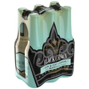 Black Crown Gin & Dry Lemon 6 x 275ml NRB