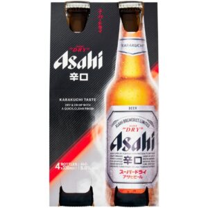 Asahi Super Dry 4 X 330ml NRB