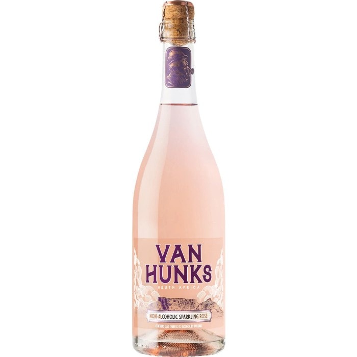 Van Hunks Non-Alcoholic Rose Sparkling Wine 750ml