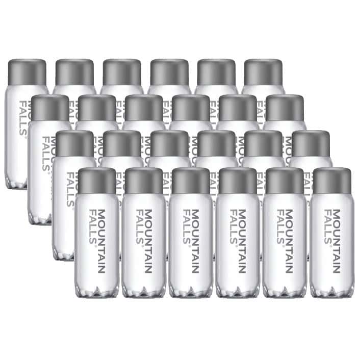 Mountain Falls Sparkling Water Slim Glass Bottles (24 x 330ml)