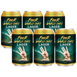 Shackleton Four World Cups (6 x 330ml CANS)