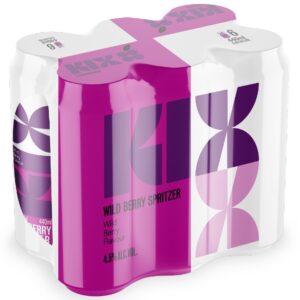 Kix Wild Berry Spritzer (6 x 440ml CANS)