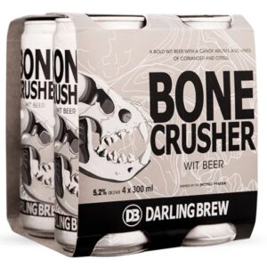 Darling Brew Bonecrusher Wit Beer 300ml Can (4PK)