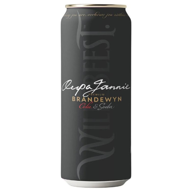 Wildebeest Oupa Jannie Brandewyn Cola & Soda 300ml CAN