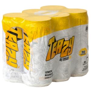 Teazy Hard Ice Tea Lemon (6 x 300ml Cans)