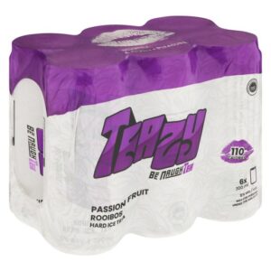 Teazy Hard Ice Tea Passionfruit (6 x 300ml Cans)