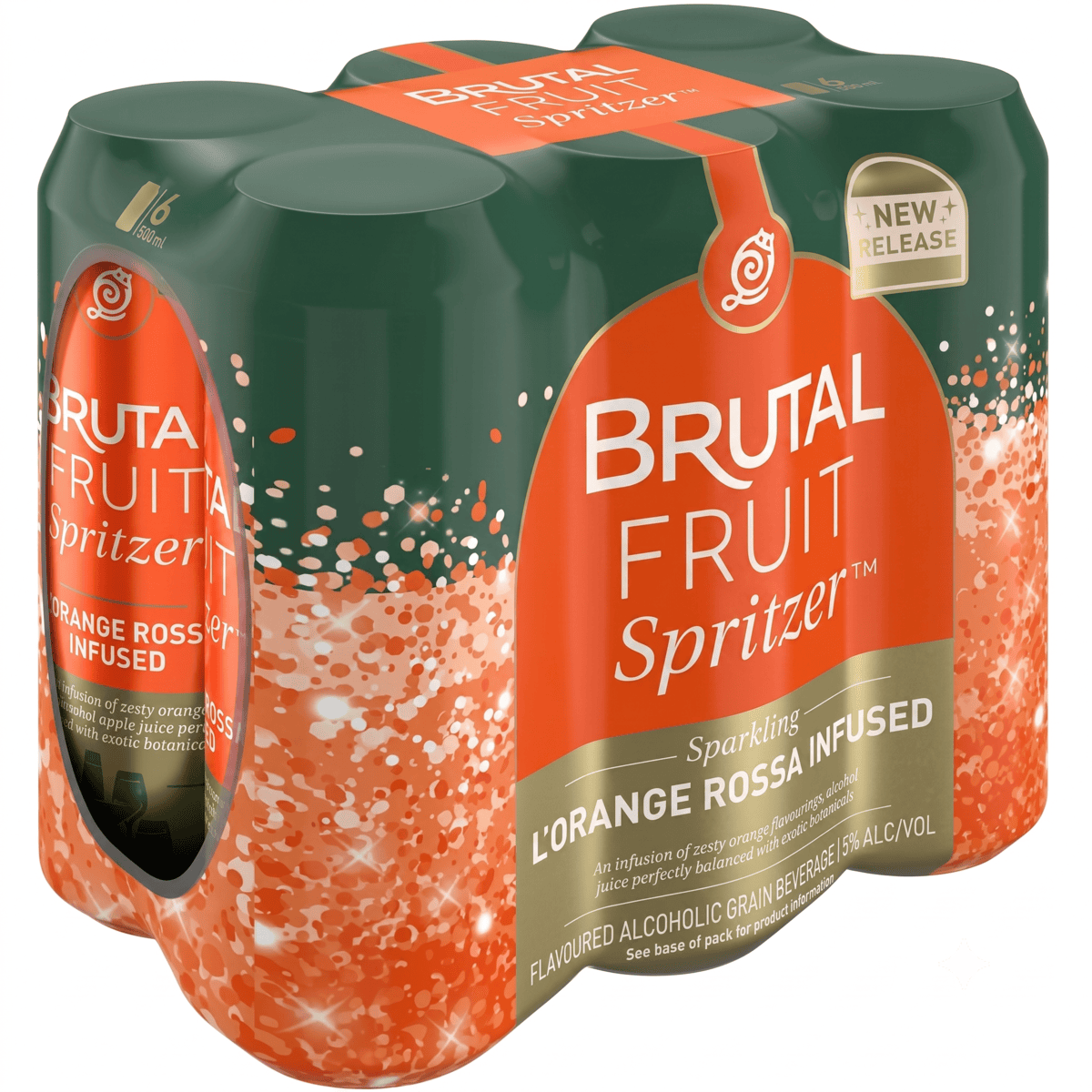 Brutal Fruit L'Orange Rossa Infused Spritzer 500ml (6pk)