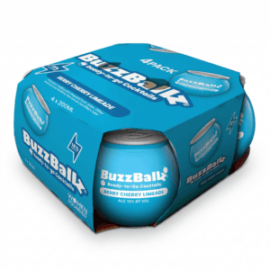 Buzz Ballz Berry Cherry Limeade 200ml (4PK)