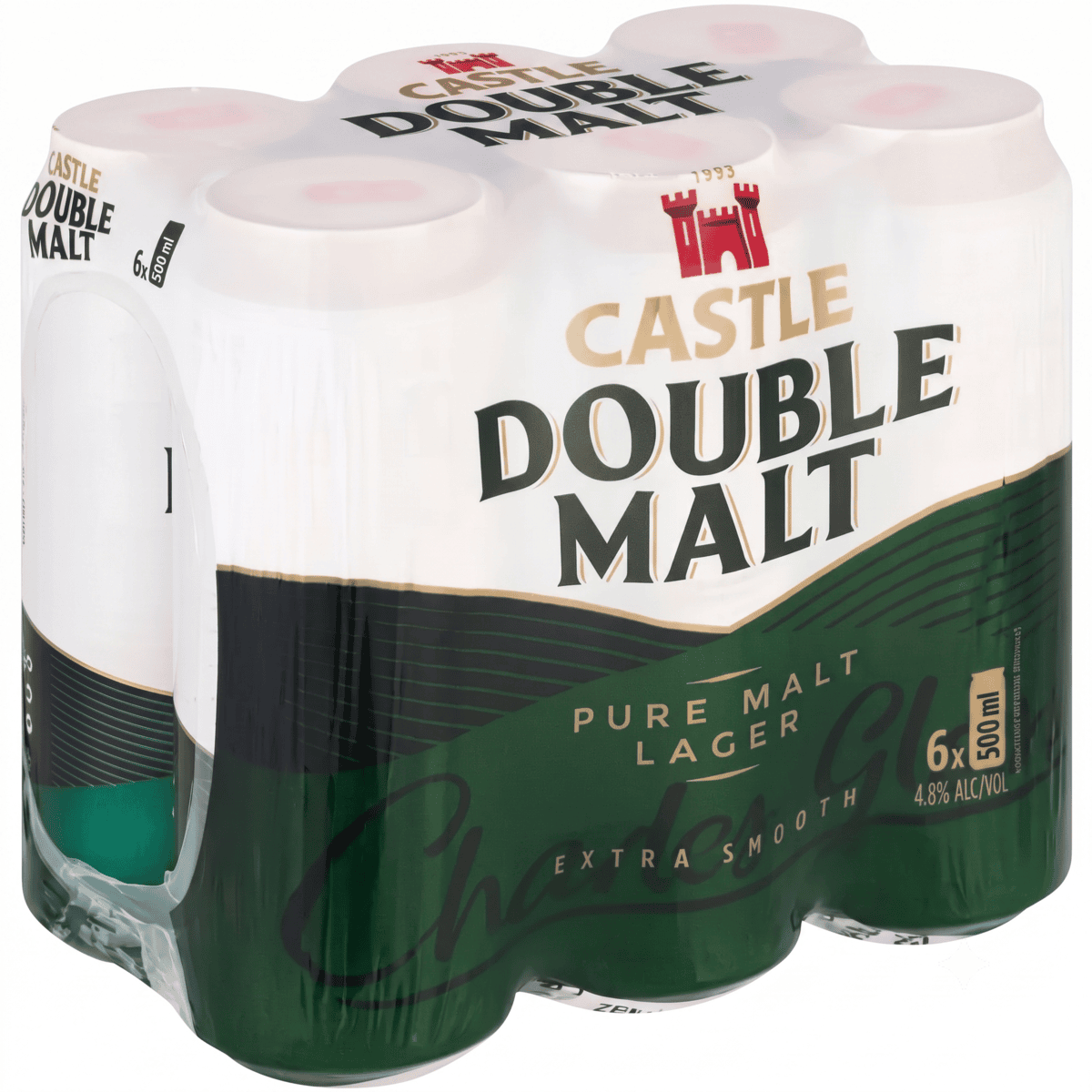 Castle Double Malt 500ml Can (6PK)
