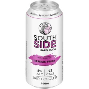 South Side Passion Fruit Hard Soda 440ml can