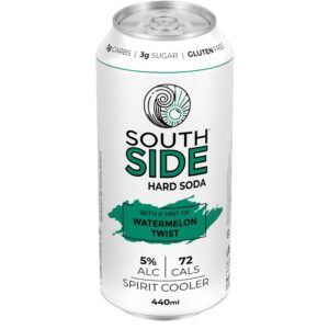 South Side Watermelon Twist Hard Soda 440ml can