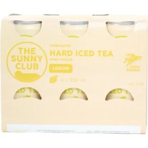The Sunny Club Lemon Hard Iced Tea 250ml (6PK)